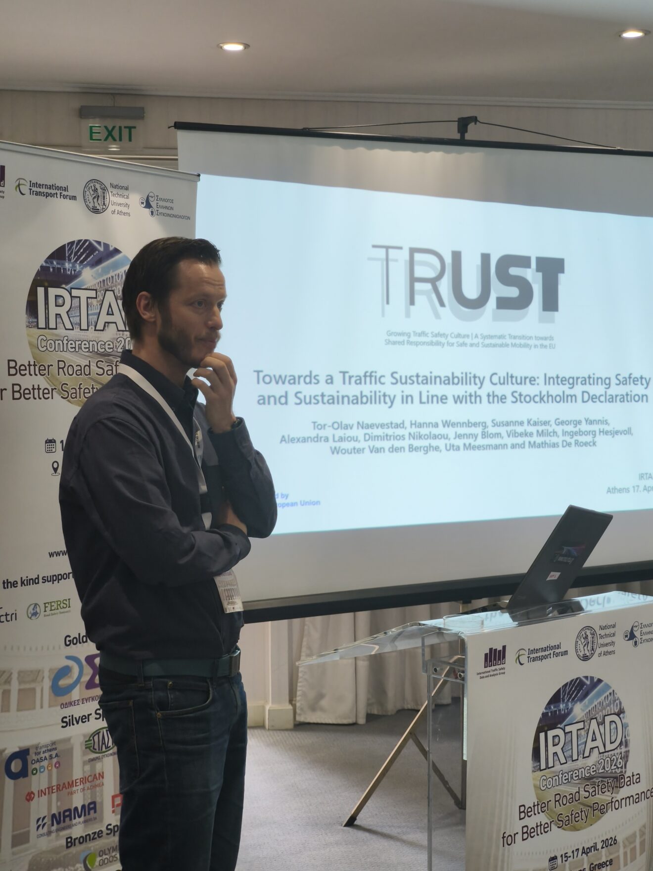 TRUST project partners at the IRTAD conference - April 2026