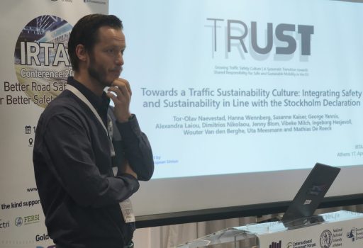 TRUST project partners at the IRTAD conference – April 2026